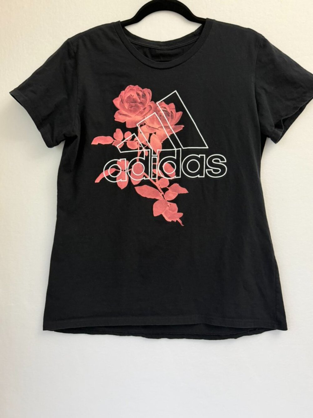Adidas Floral Graphic Tee Size Large